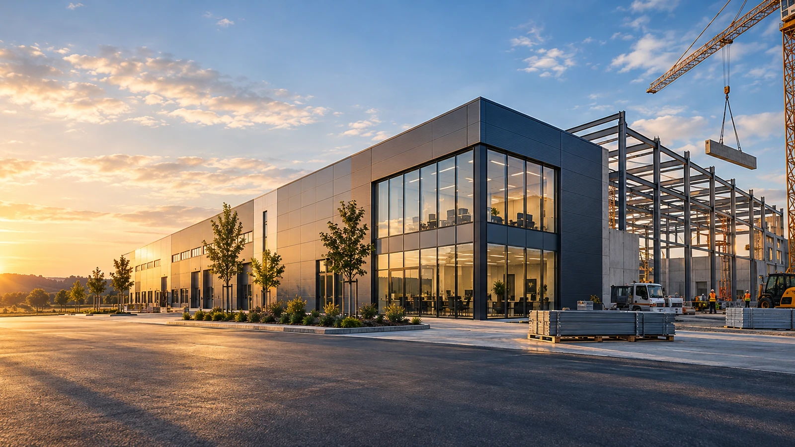 Proiect de investiții în construcție industrială